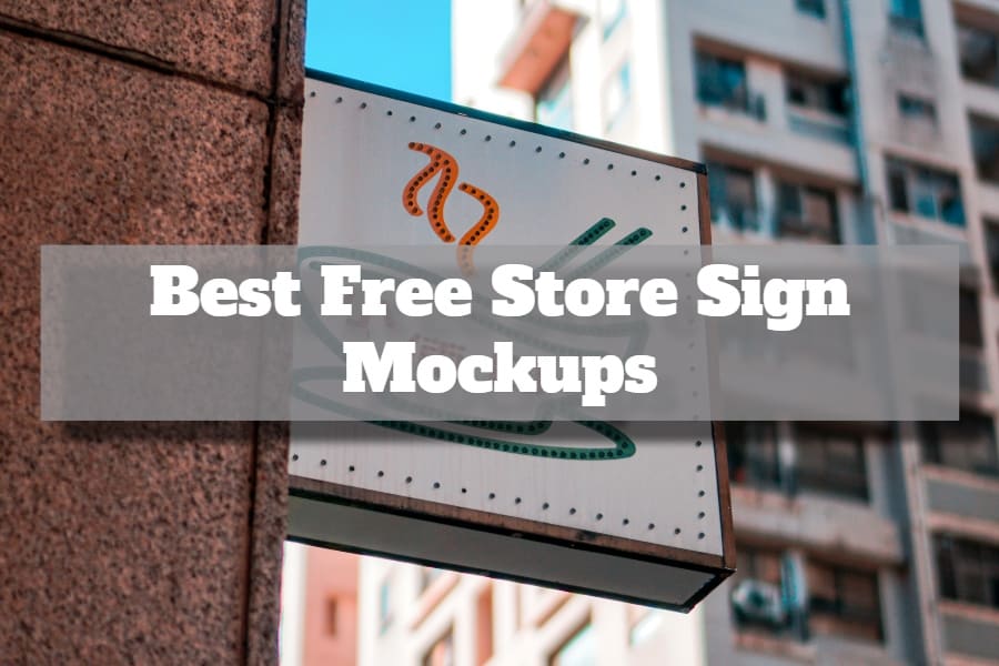 Best Free Store Sign Mockups