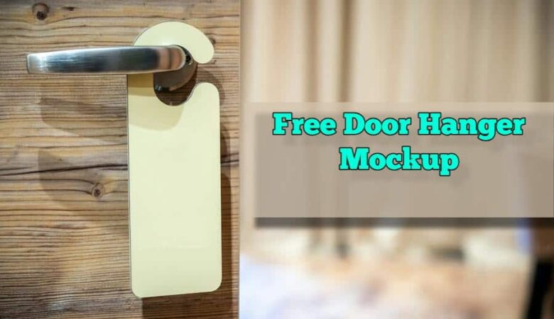 Free Door Hanger Mockup: 20 Best Mockups in 2024
